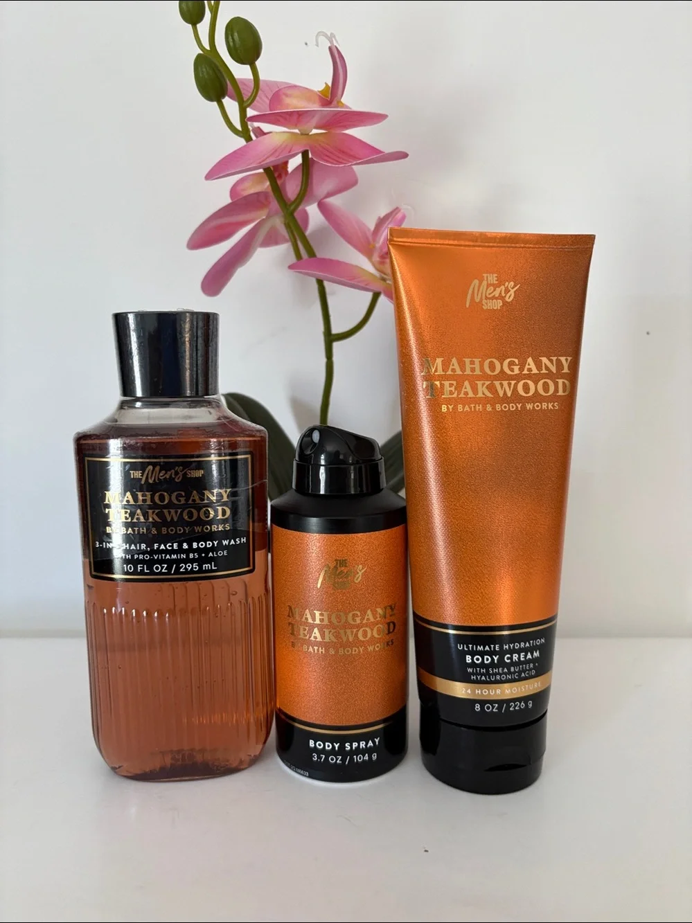 Bath & Body Works Men’s Mahogany Teakwood Complete Grooming Gift Set